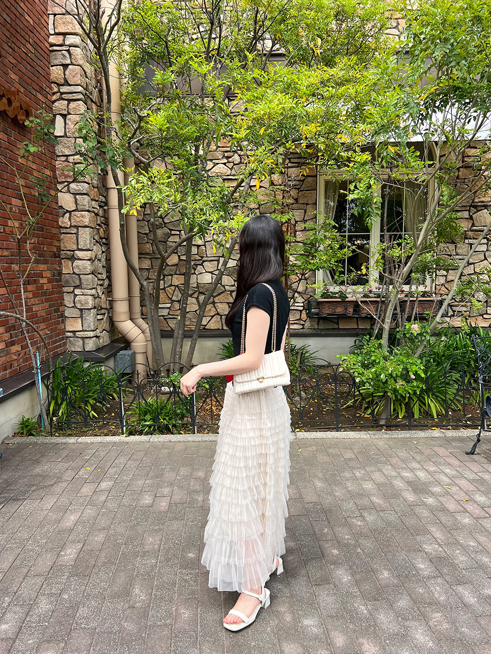 フリルティアードチュールスカート | レディースファッション通販 - DHOLIC