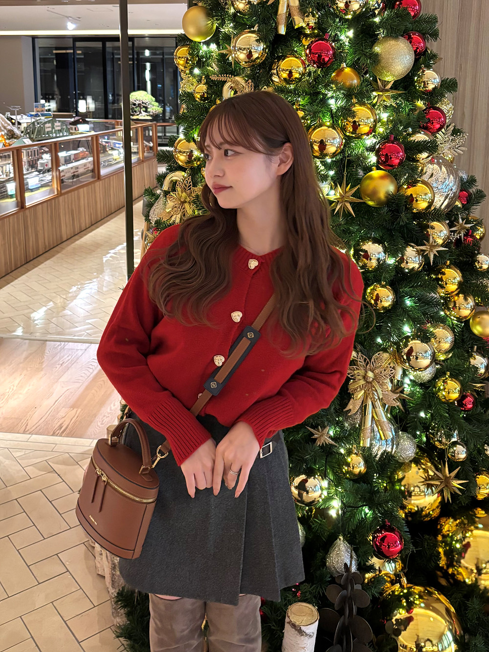 ハートボタンニットカーディガン | レディースファッション通販 - DHOLIC