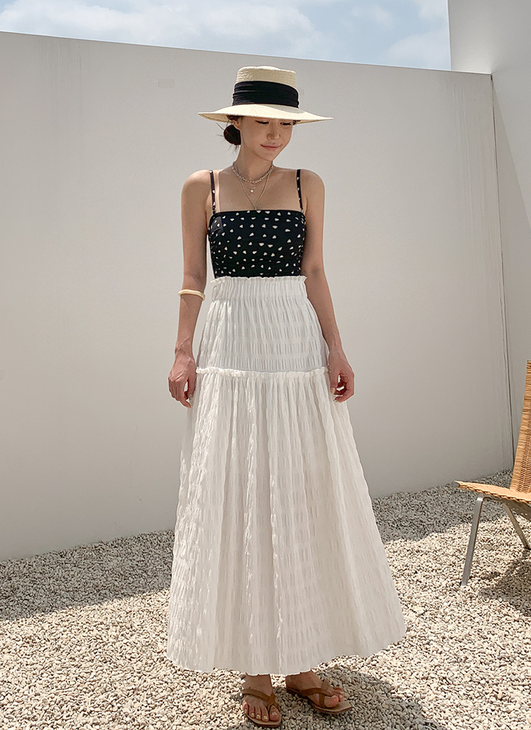 テクスチャロングスカート | レディースファッション通販 - DHOLIC