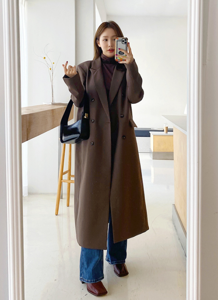 ツーポケットロングコート | レディースファッション通販 - DHOLIC