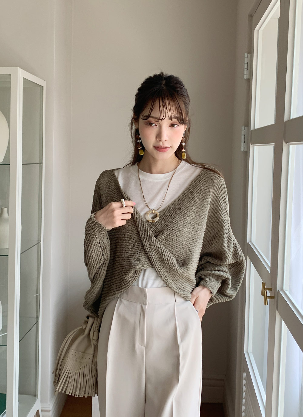 リネン混ノースリーブ・全6色 | レディースファッション通販 - DHOLIC