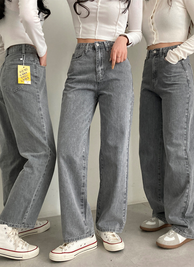 3TYPEワイドグレーデニムパンツ | レディースファッション通販 - DHOLIC