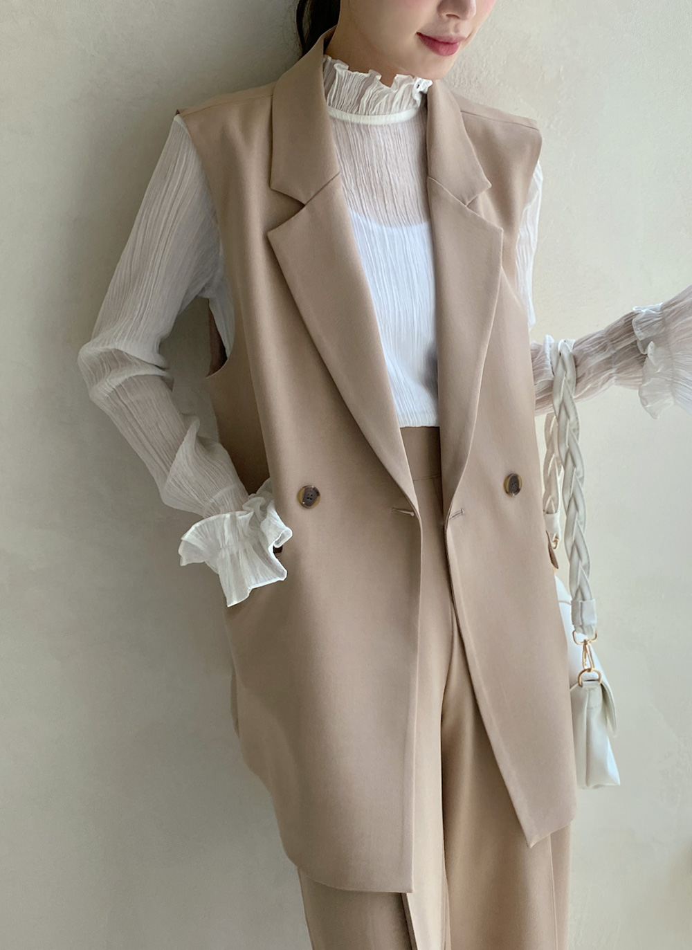 ダブルブレストベスト | レディースファッション通販 - DHOLIC