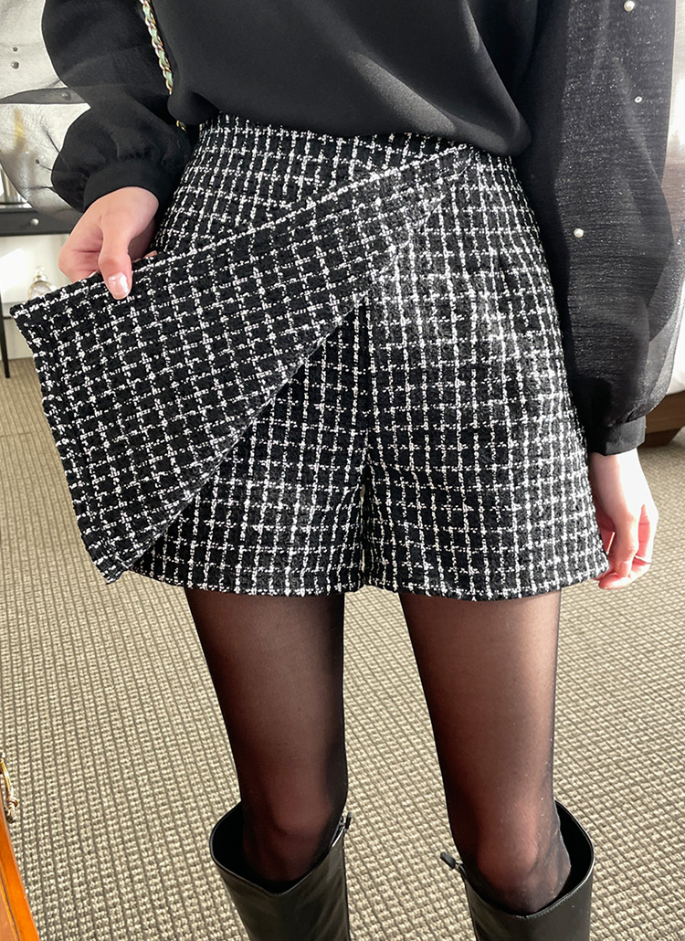 ツイードキュロットパンツ | レディースファッション通販 - DHOLIC