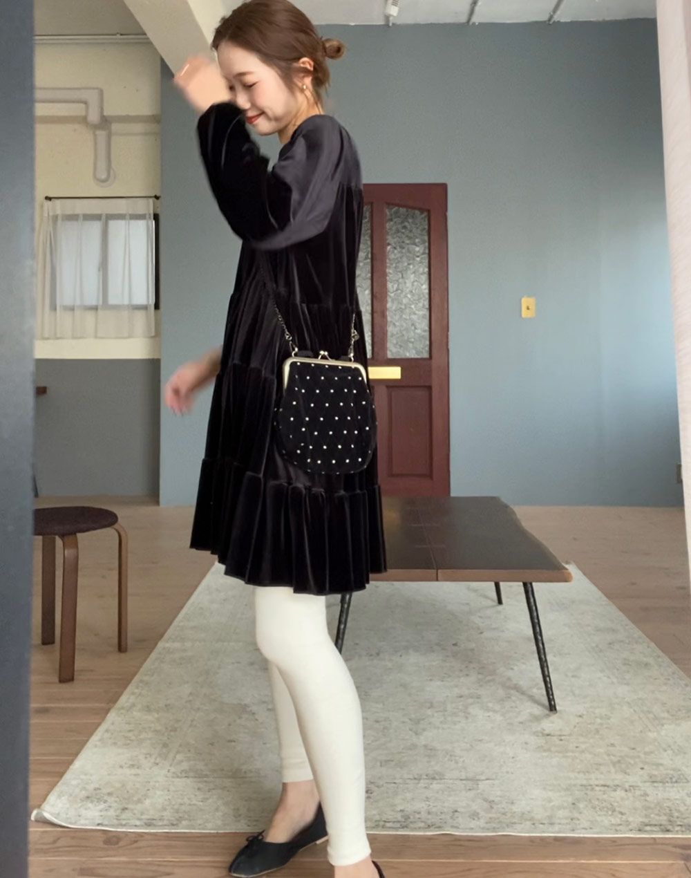 ベロアティアードワンピース | レディースファッション通販 - DHOLIC