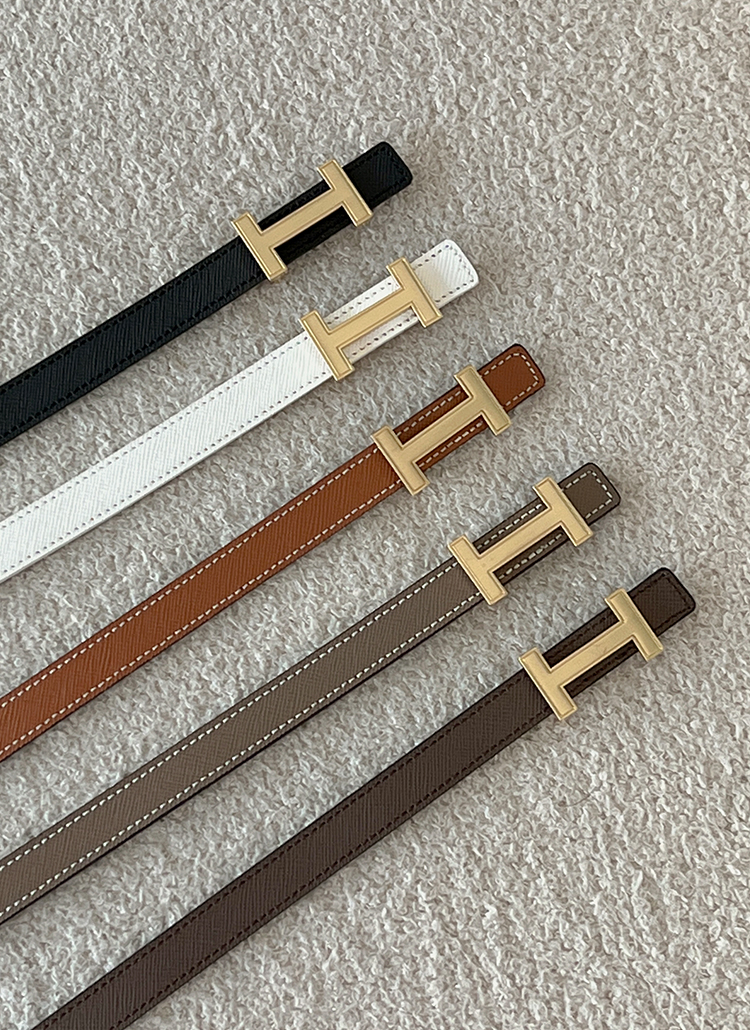 Hバックルレザーベルト | レディースファッション通販 - DHOLIC