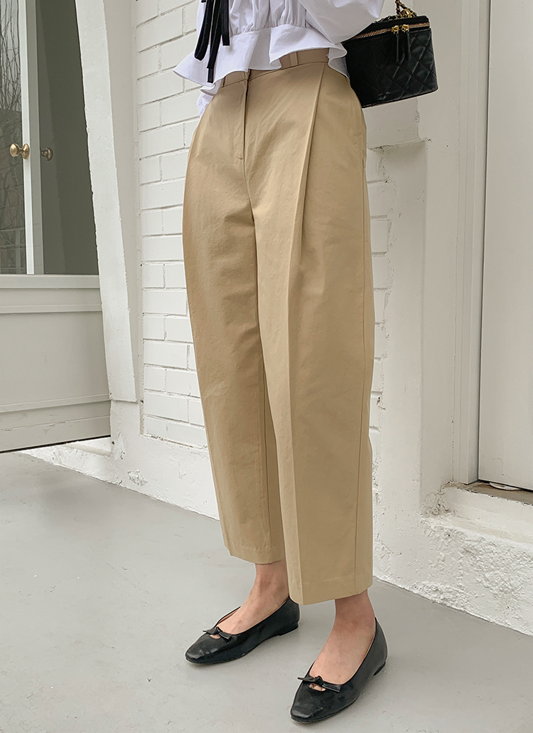 コットンクロップド丈パンツ | レディースファッション通販 - DHOLIC