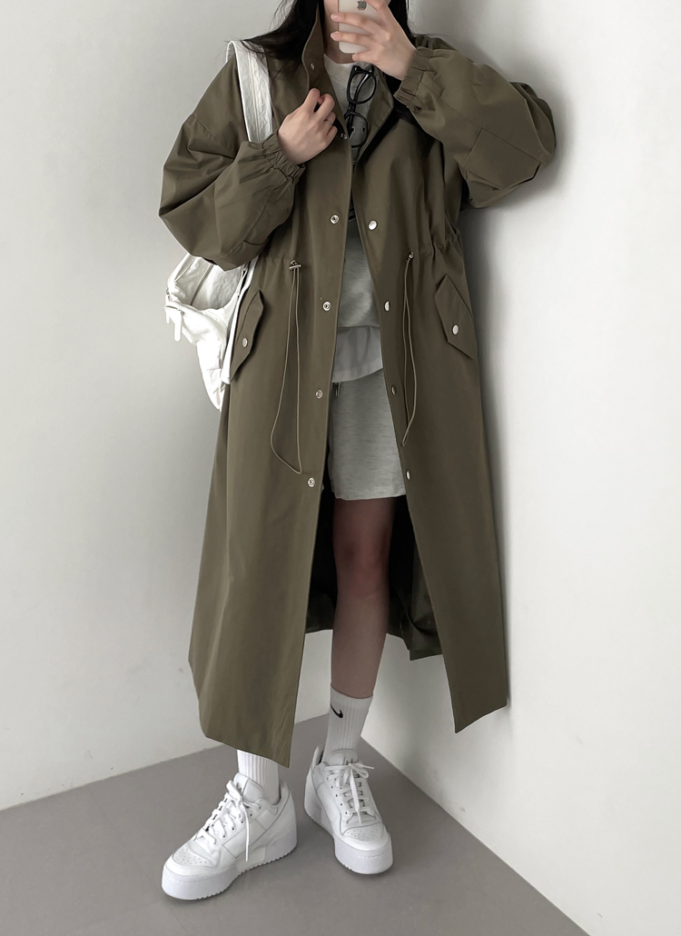 ウエストドローコードオーバーコート | レディースファッション通販