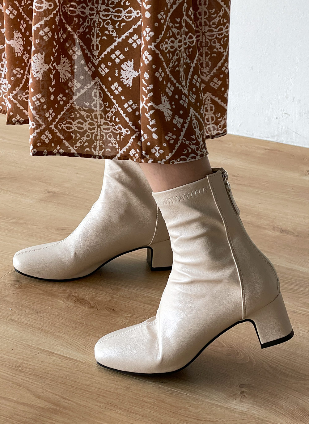 2TYPEステッチアンクルブーツ | レディースファッション通販 - DHOLIC