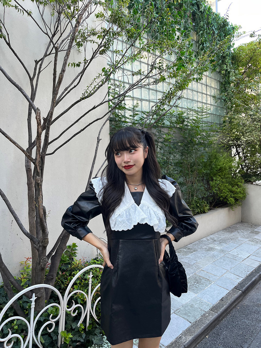 フェイクレザーミニワンピース | レディースファッション通販 - DHOLIC