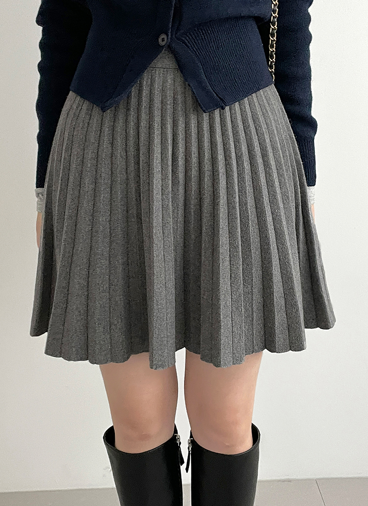 プリーツニットミニスカート | レディースファッション通販 - DHOLIC