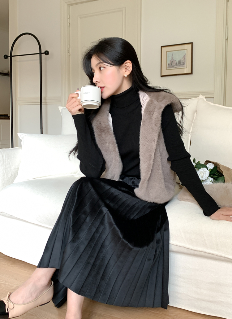 エコファーフードベスト | レディースファッション通販 - DHOLIC