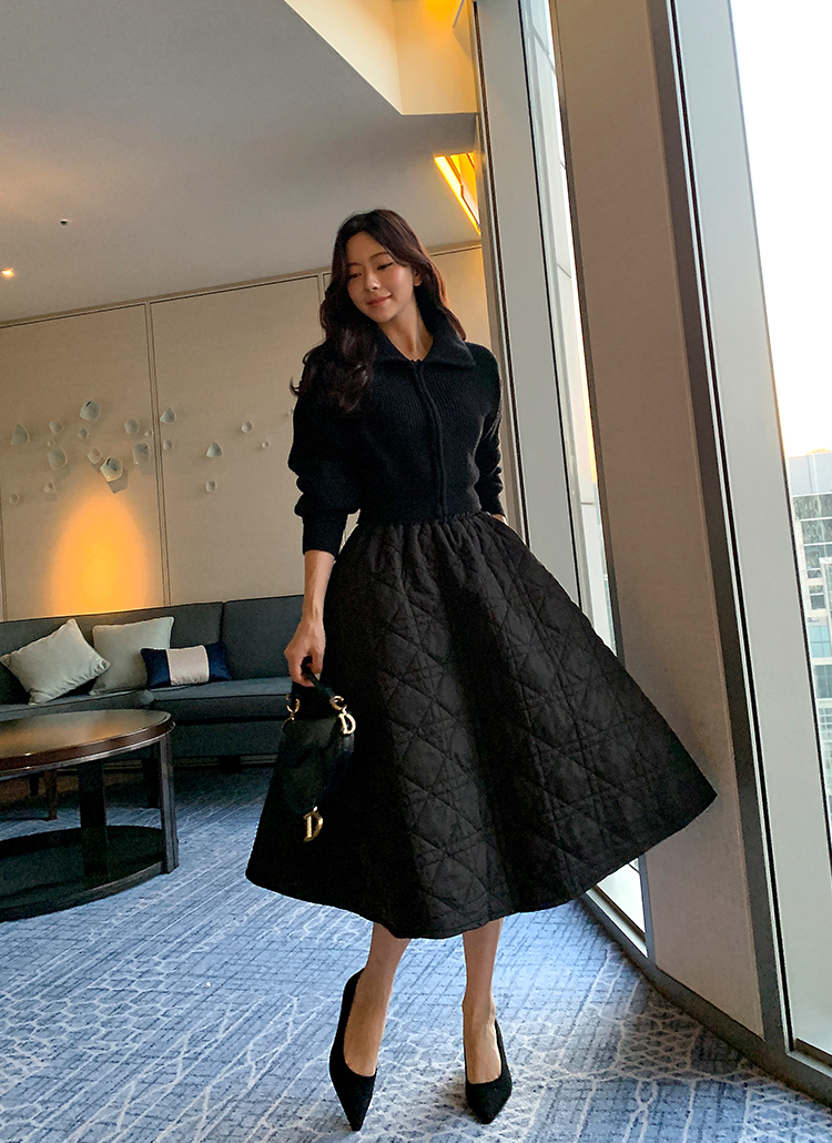 キルティングフレアスカート | レディースファッション通販 - DHOLIC