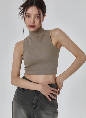 ハイネッククロップドタンクトップ | レディースファッション通販 - DHOLIC