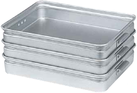 アルミ手付き番重（板取手）｜寸胴鍋などキッチン用品の通販サイト