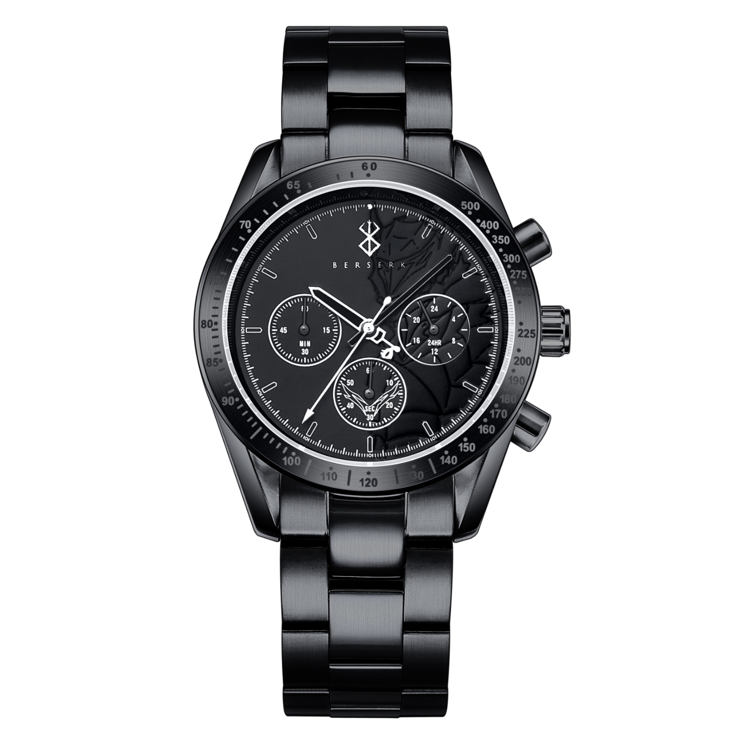アニメ「ベルセルク」天然ダイヤ クロノグラフ腕時計 – 株式会社 東栄