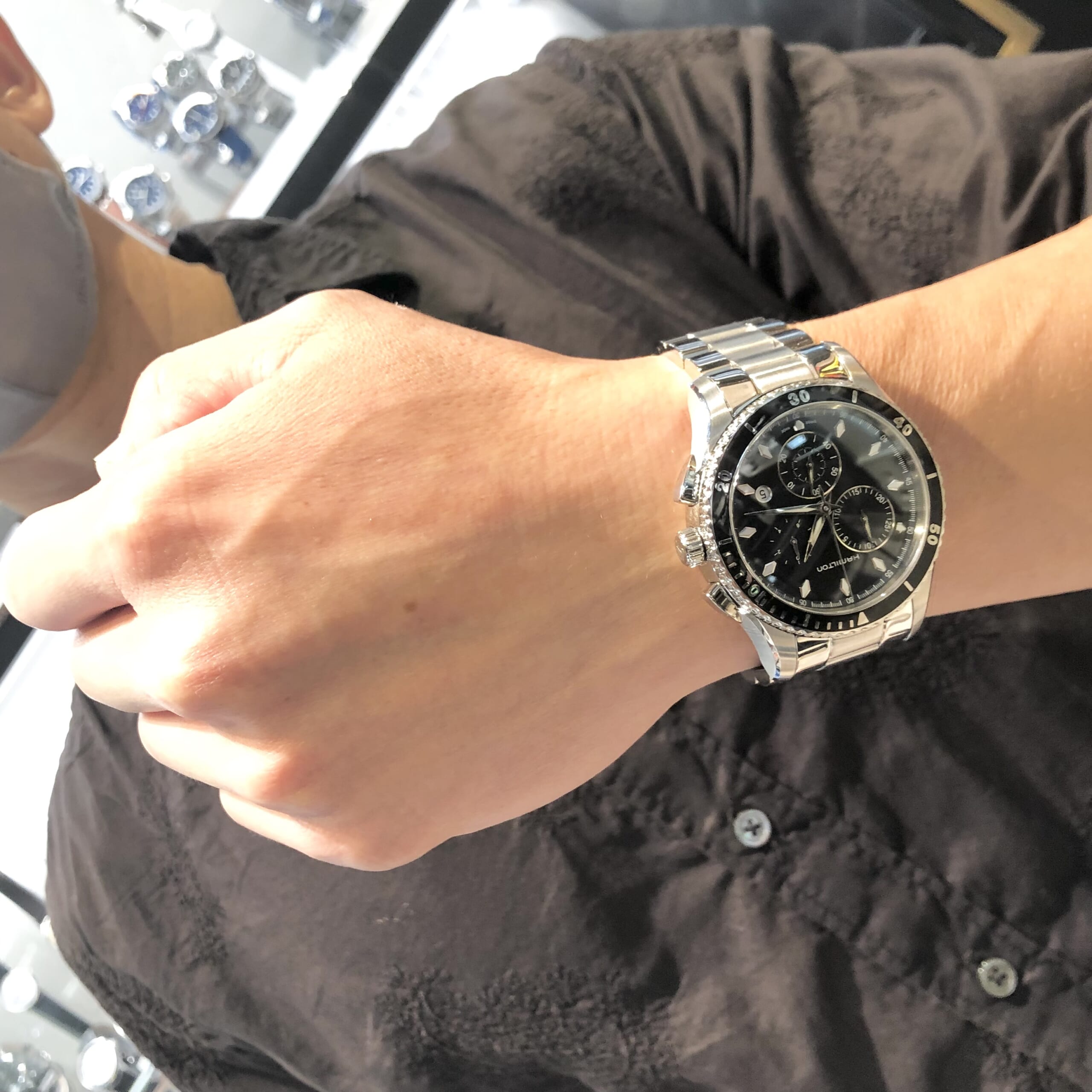 ハミルトンジャズマスター シービュー クロノ クォーツをご購入頂き