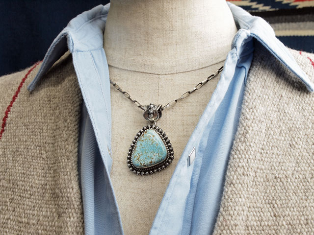 ナバホ 03-0627 ハッピー・ピアーソ作 ナンバーエイト・ターコイズ