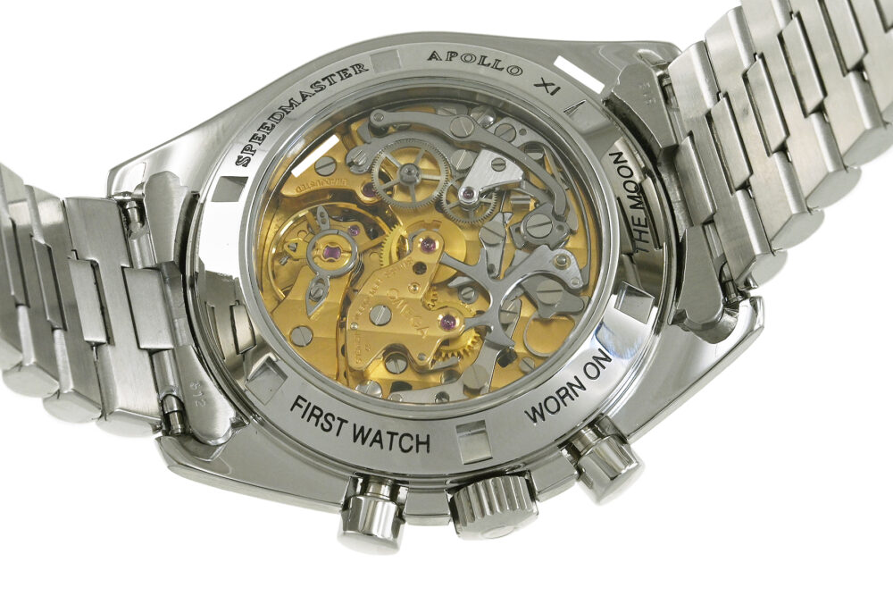 スピードマスター プロフェッショナル アポロ11号 シースルーバックの