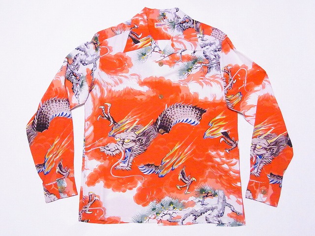 SUN SURF[サンサーフ] 長袖アロハシャツ SS28554 DRAGON L/S RAYON