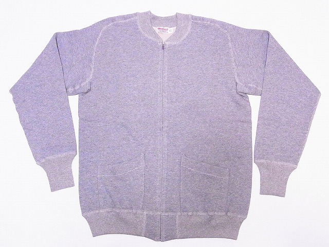 WAREHOUSE[ウエアハウス] フルジップ スウェットカーディガン 455 無地