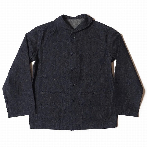 WAREHOUSE[ウエアハウス] USネイビー ショールカラー カバーオール