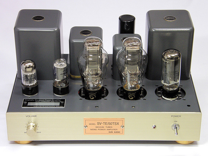 パラシングル・モノラル・パワーアンプ SV-TE/50TSX完成品／サン