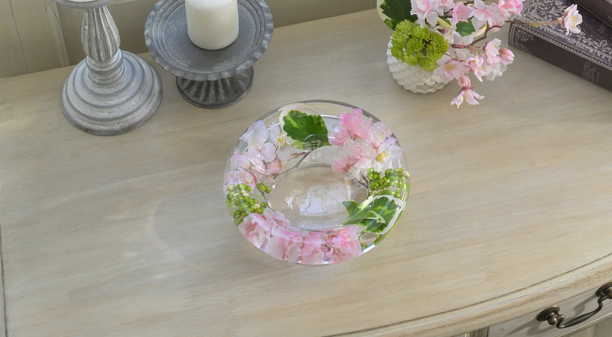 フラワーボウルサクラL26 アートフラワー アーティフィシャルフラワー