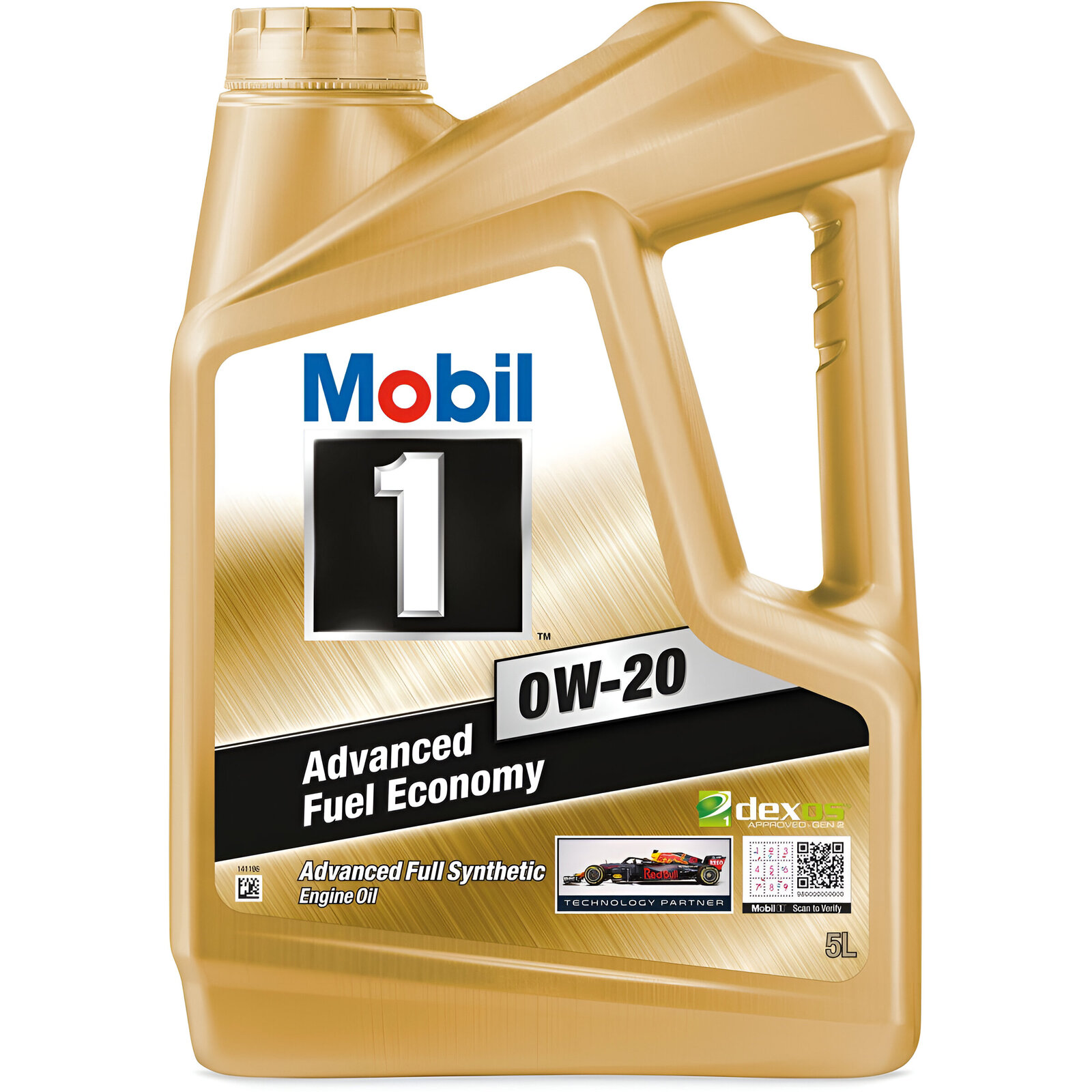 Mobil 1 0W - 20 Full Synthetic Engine Oil 5L - 143307