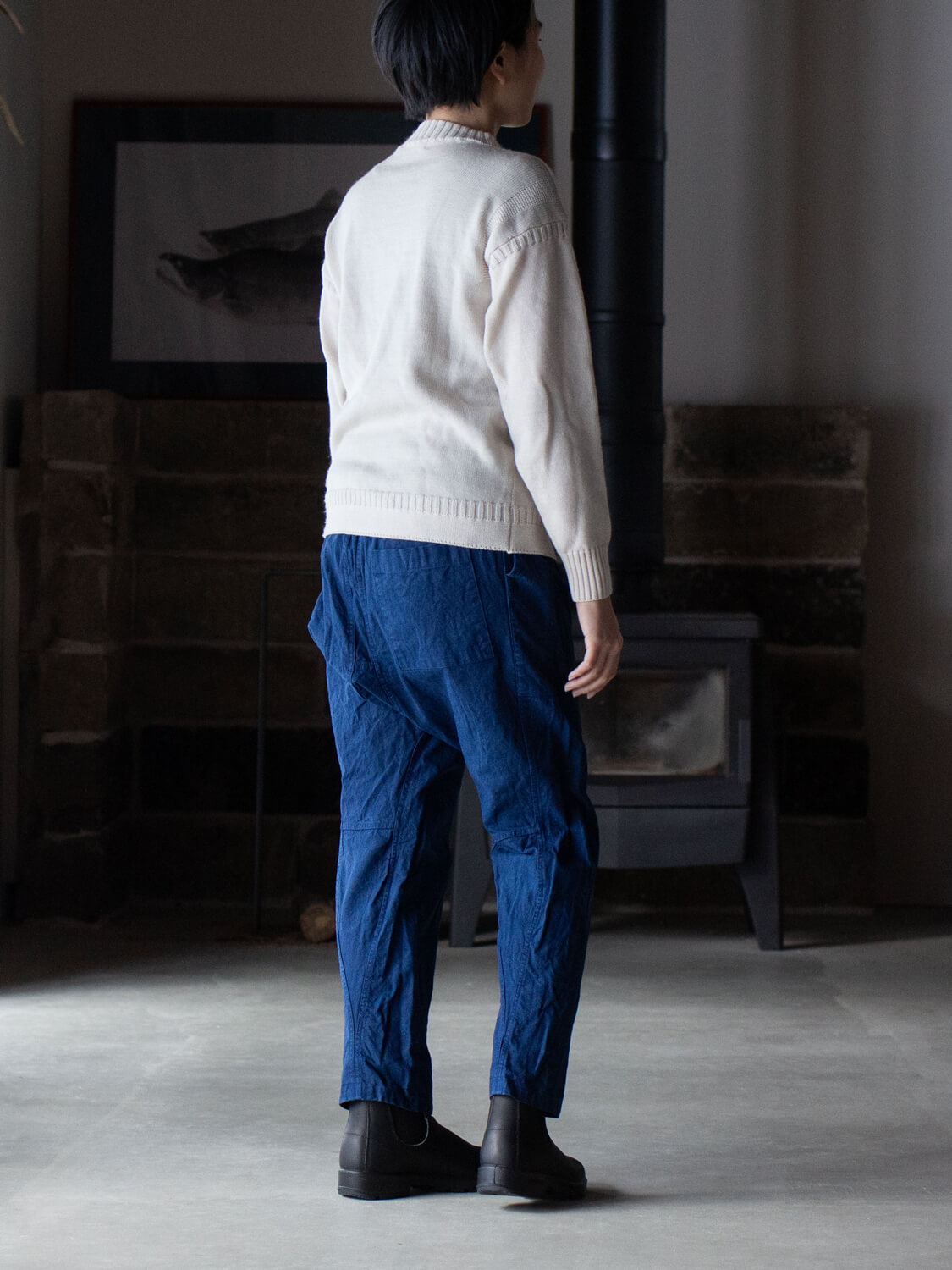 インディゴさっぱかま(藍染) | 暮らしのあれこれセレクトショップ 縁日