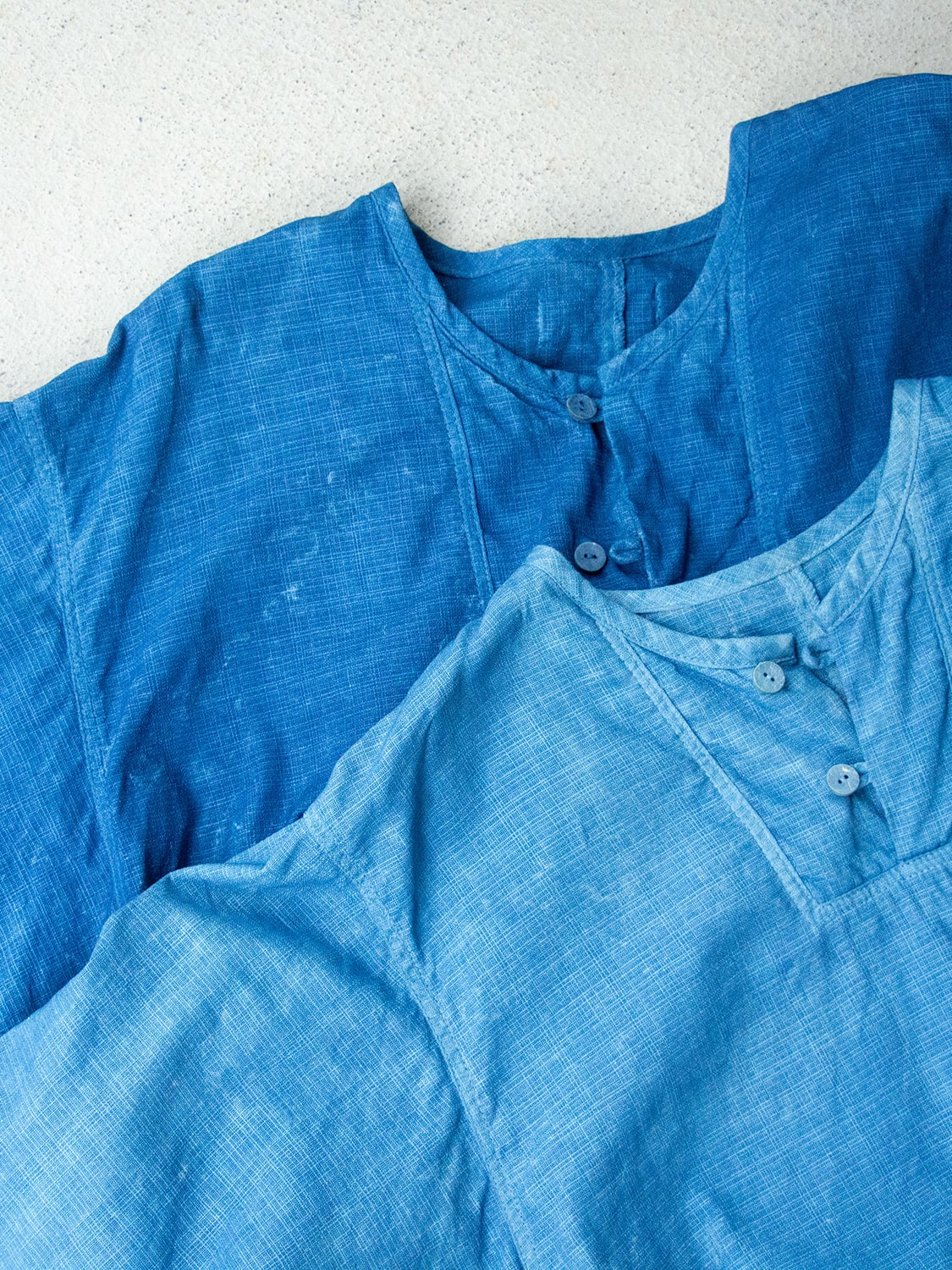 正藍冷染(しょうあいひやぞめ)斜子織シャツ | 暮らしのあれこれ