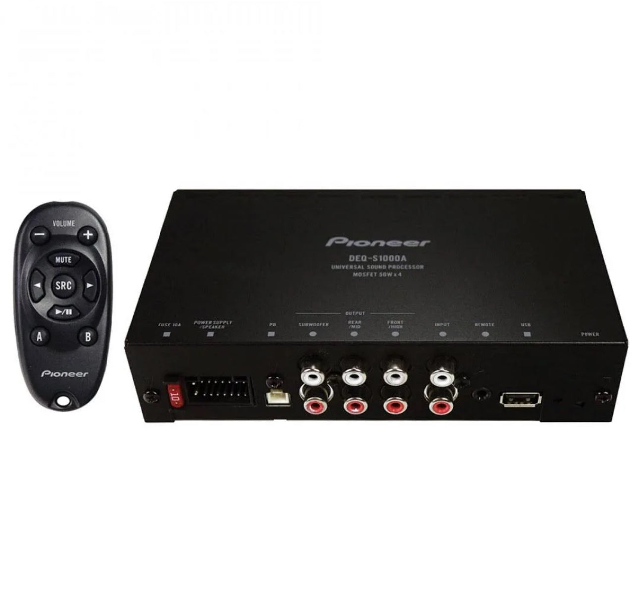 Pioneer DEQ-S1000A Compact 4-channel car amplifier with digital