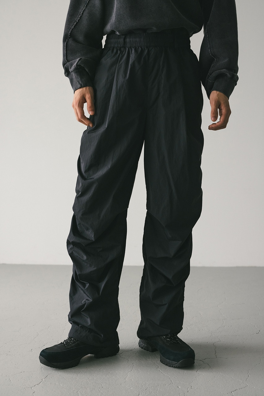 STYLEMIXER | サイドギャザーナイロンパンツ (パンツ ) |SHEL'TTER