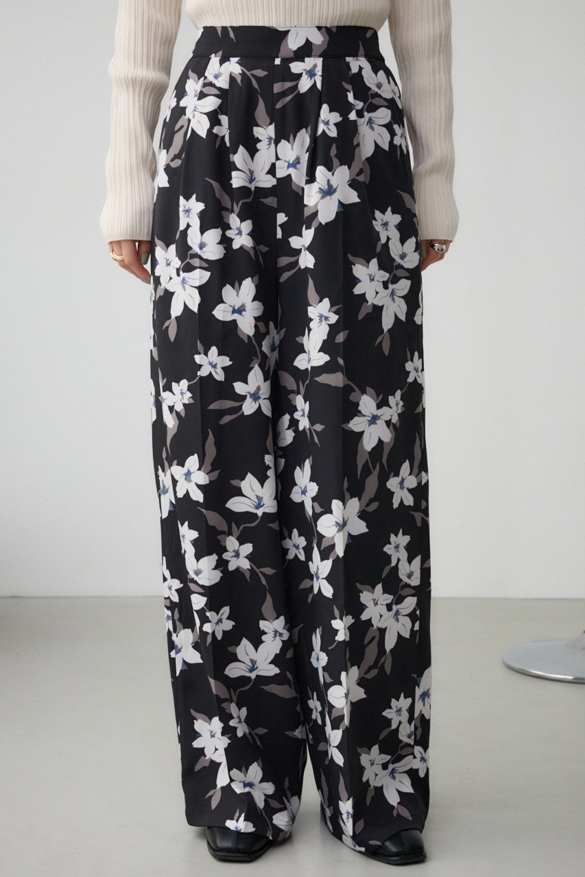 AZUL BY MOUSSY | フラワープリントイージーワイドパンツ (パンツ