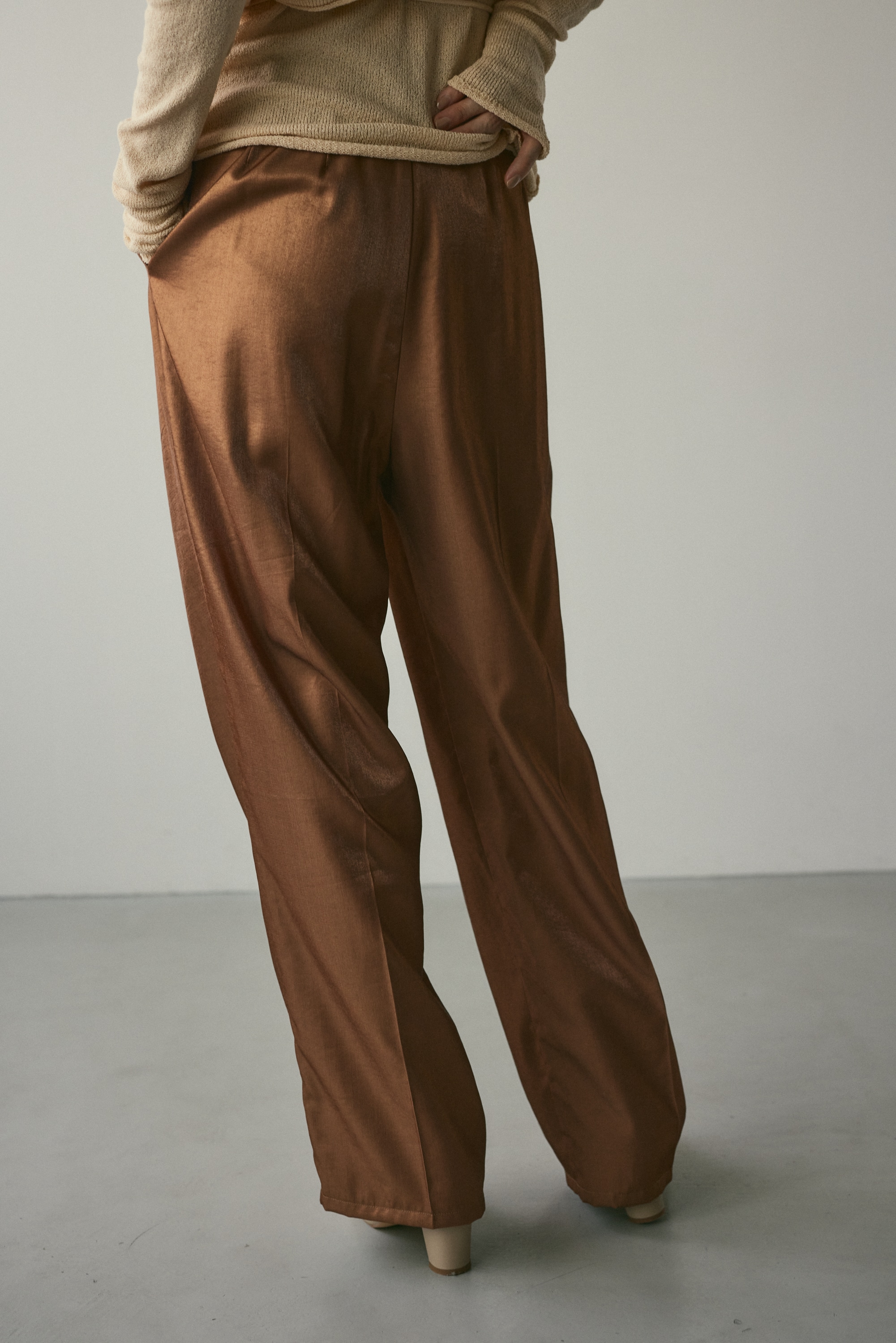 STYLEMIXER | サテンタックパンツ (パンツ ) |SHEL'TTER WEBSTORE