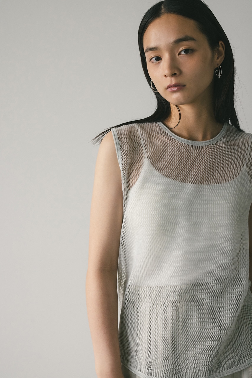 STYLEMIXER | メッシュクロシェタンク (タンクトップ ) |SHEL'TTER