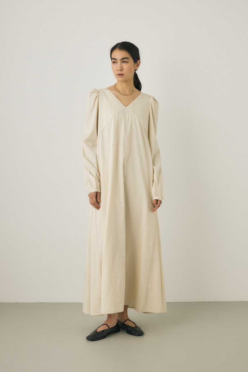 M_ | 花柄刺繍ワンピース (ワンピース(ミニ・ミディアム） ) |SHEL