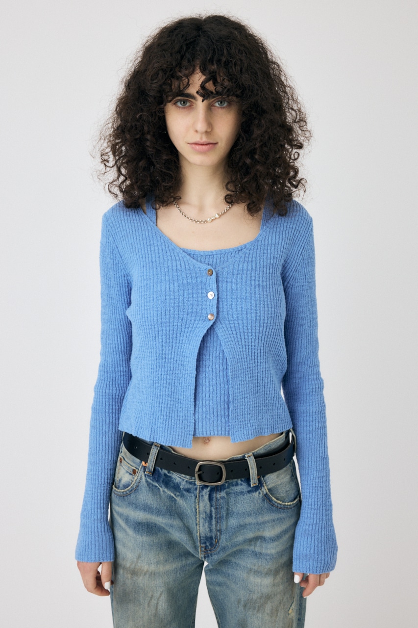 MOUSSY | SLUB KNIT アンサンブル (ニット ) |SHEL'TTER WEBSTORE