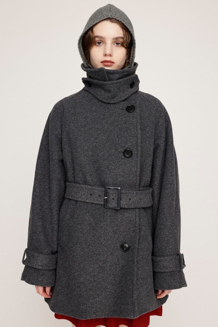 SLY | STAND NECK BELTED S／コート (コート ) |SHEL'TTER WEBSTORE