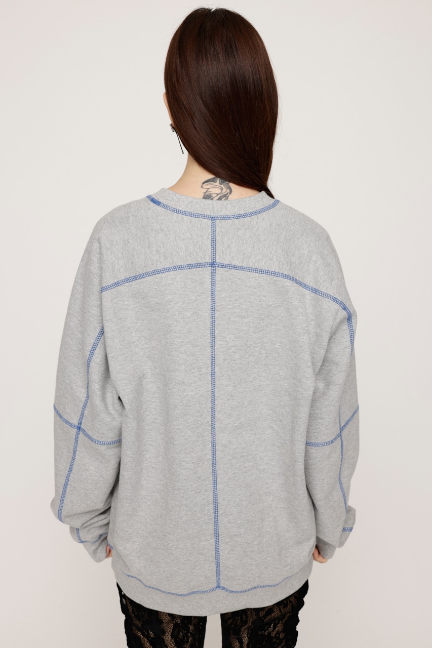 SLY | BI COLOR STITCH SW トップス (Tシャツ・カットソー(長袖