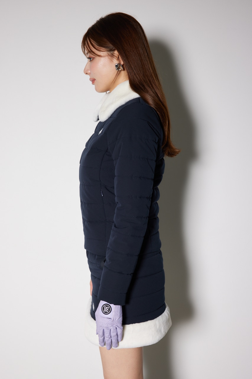 RIENDA GOLF | 【RIENDA GOLF】Fファーカラーキルティングジャケット