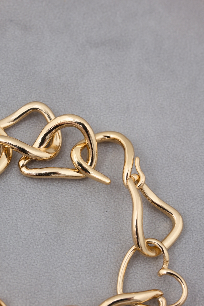 AZUL BY MOUSSY | ハートチェーンブレスレット (ブレスレット ) |SHEL