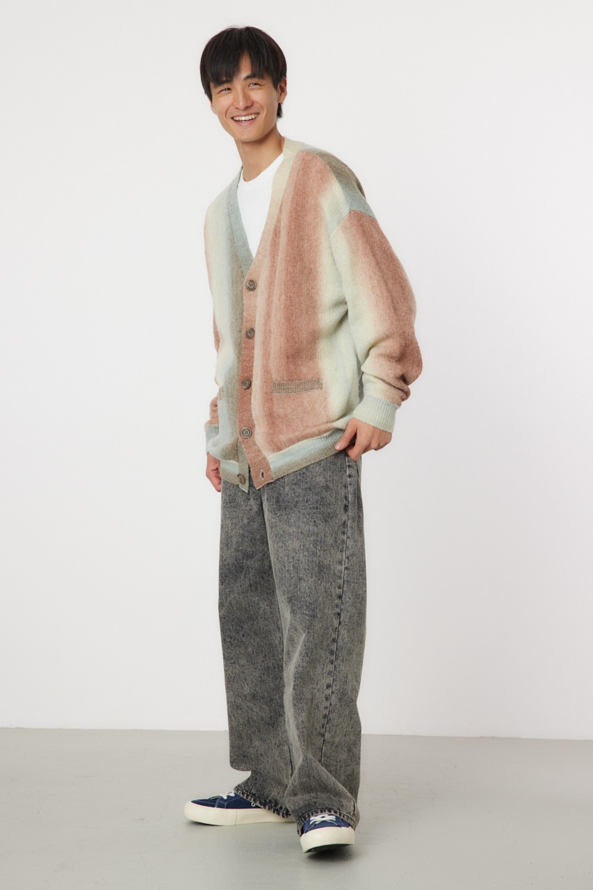 RODEO CROWNS WIDE BOWL | グラデーションシャギーニットカーデ