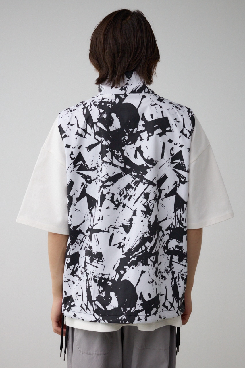 AZUL BY MOUSSY | サイドスリットスタンドカラーベスト (ベスト