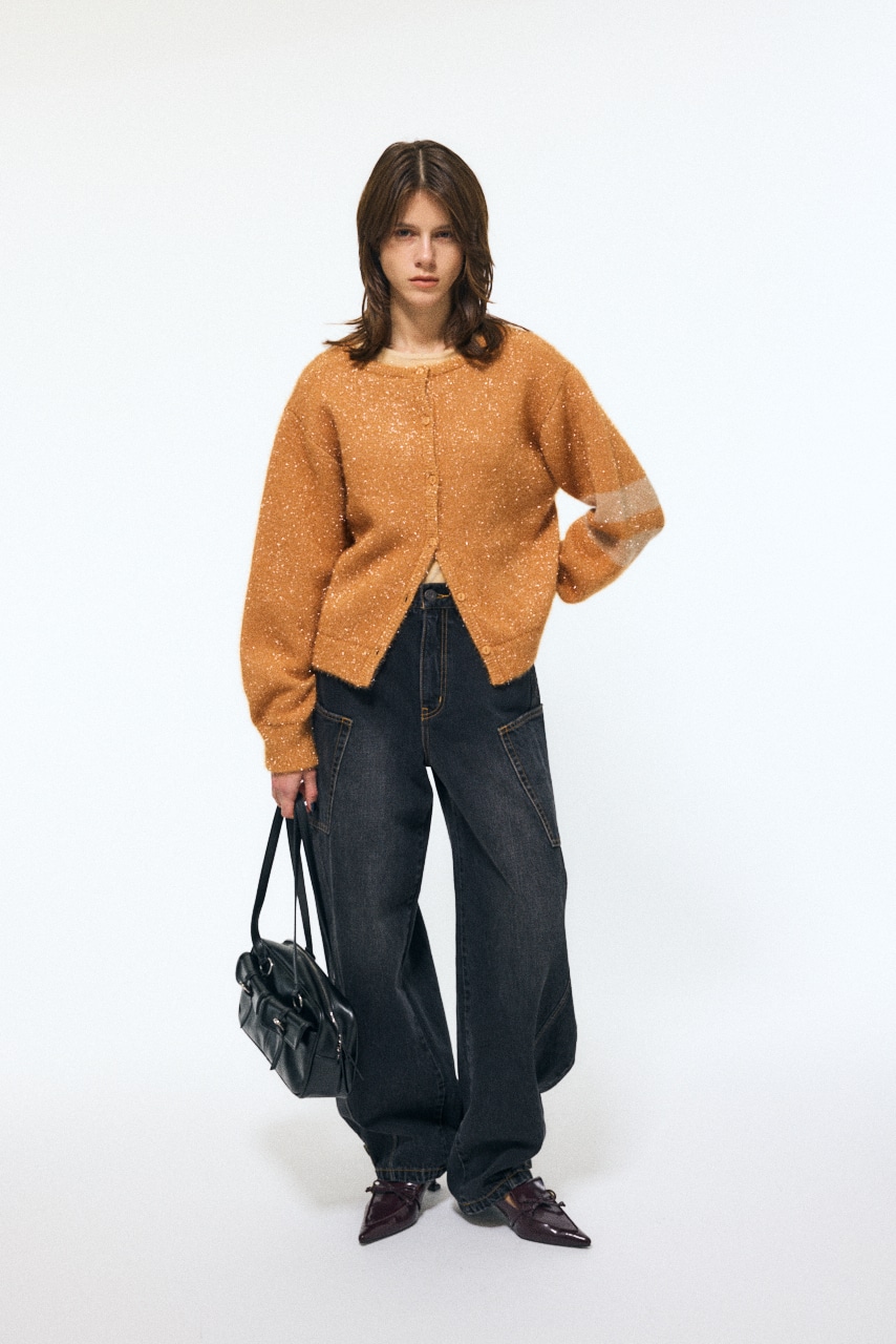 MOUSSY | VELOUR TOUCH ロングスリーブトップス (ニット ) |SHEL'TTER