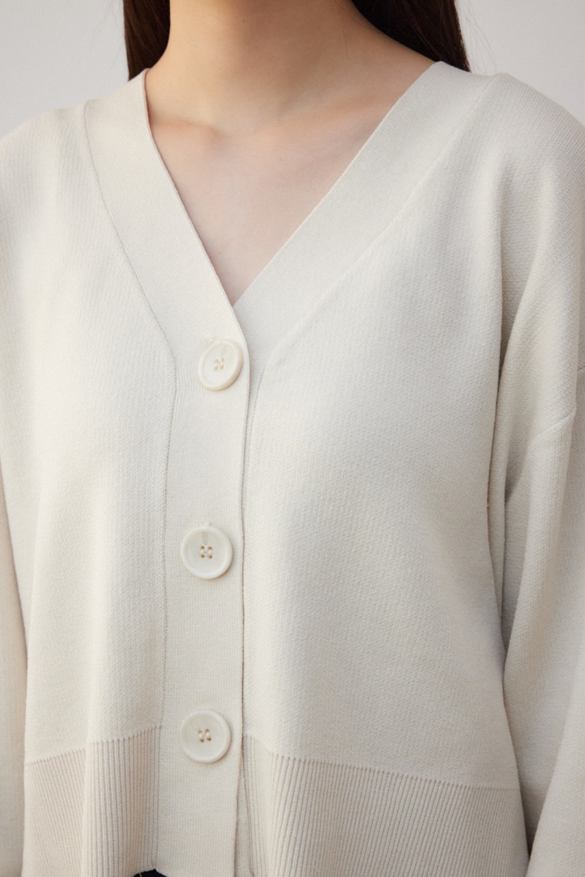 AZUL BY MOUSSY | パフスリーブショートカーディガン (カーディガン