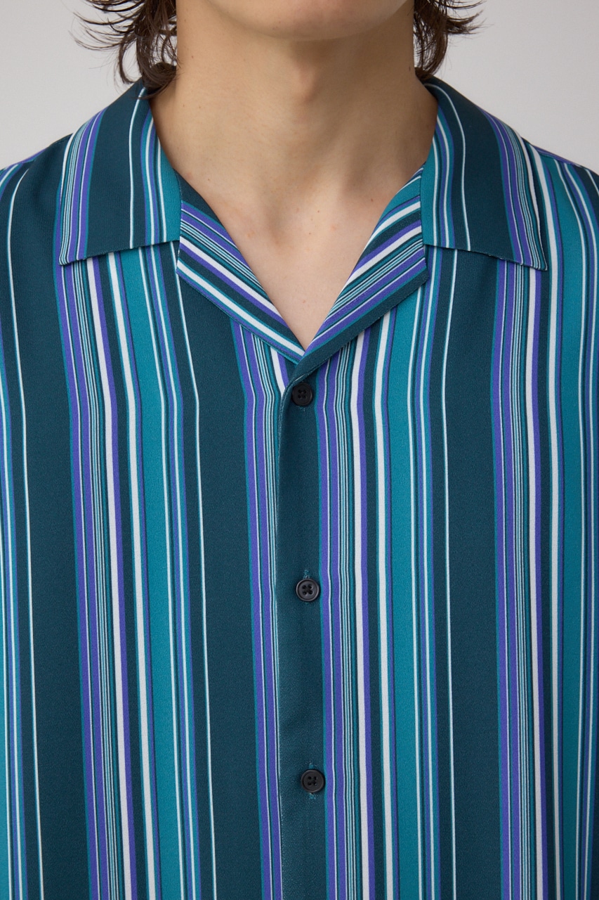 AZUL BY MOUSSY | マルチストライプシャツ (シャツ・ブラウス ) |SHEL