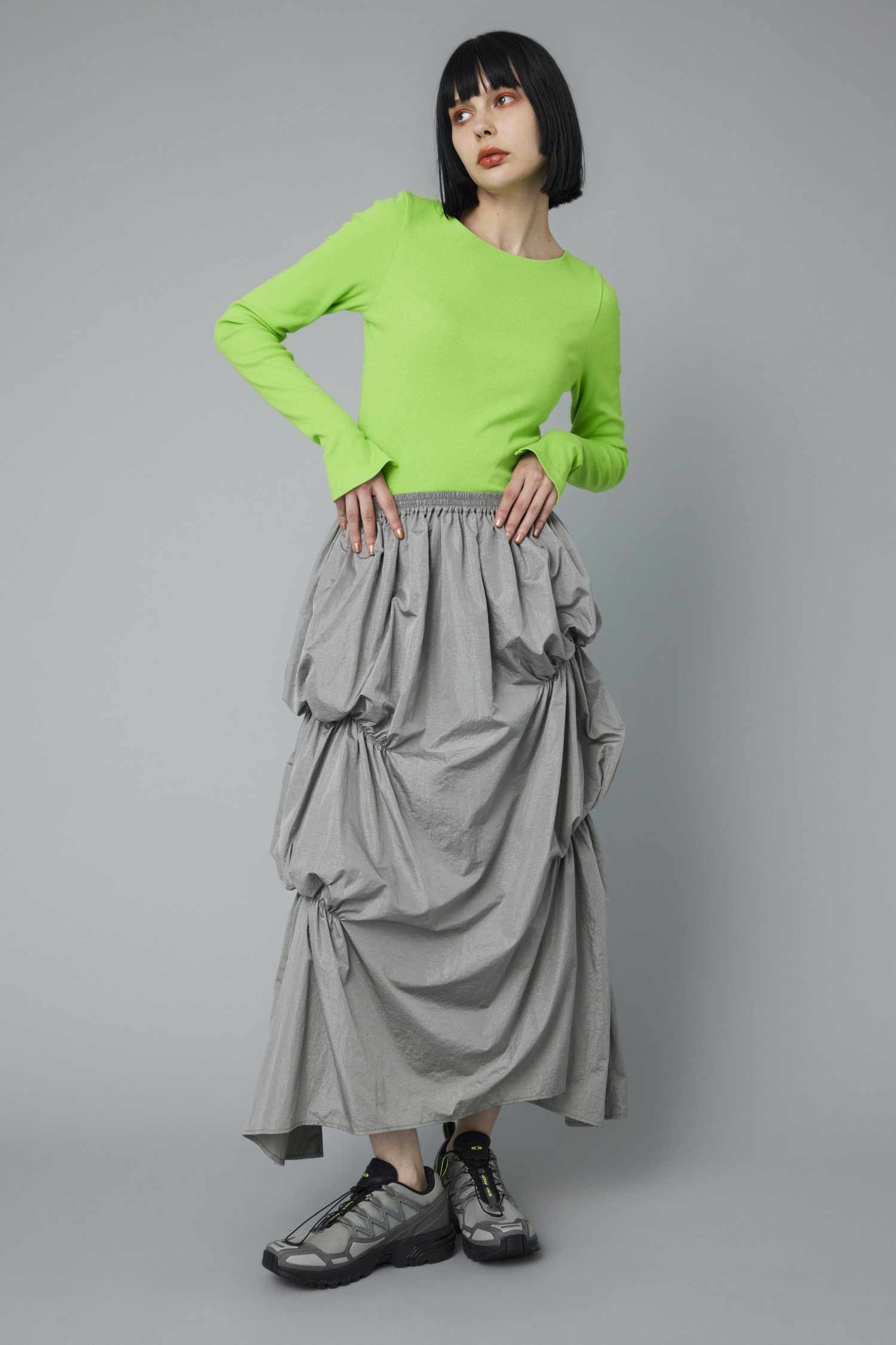 HeRIN.CYE | Gradually balloon skirt (スカート(ロング) ) |SHEL'TTER