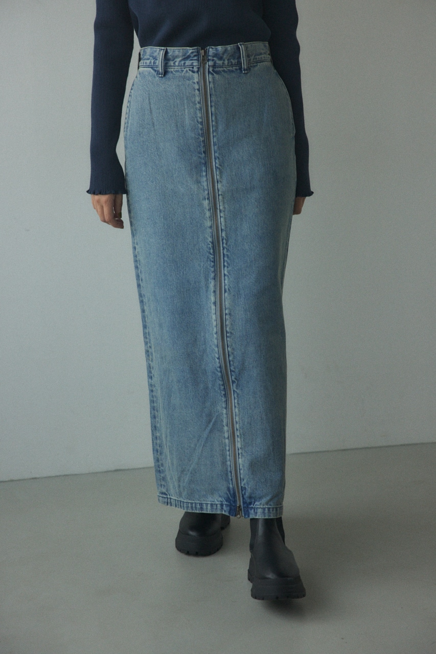 BLACK BY MOUSSY | front zip skirt (スカート ) |SHEL'TTER WEBSTORE