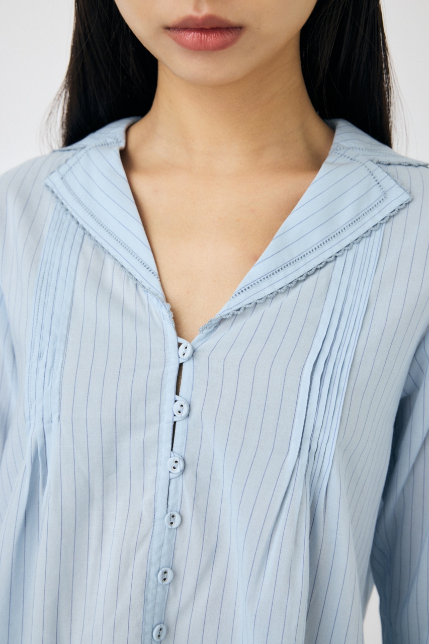 MOUSSY | COTTON PINTUCK ブラウス (シャツ・ブラウス ) |SHEL'TTER